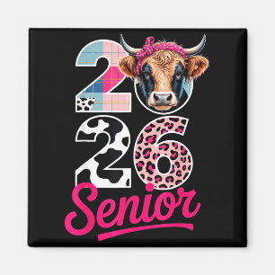 2026 Senior Cow Lovers Graduation Funny Cl Shirt F Magnet