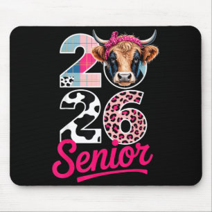 2026 Senior Cow Lovers Graduation Funny Cl Shirt F Mouse Mat