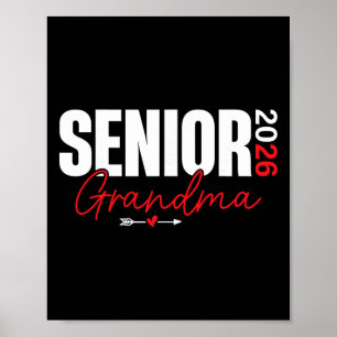 2026 Senior Grandma Cl Of 2026 Graduate Graduation Poster