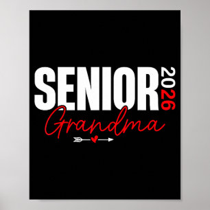 2026 senior grandma class of 2026 graduate poster
