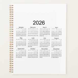 2026 Simple Minimalist Calendar Planner