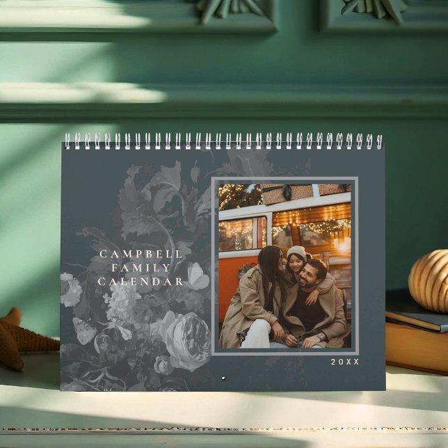 2026 Sleek Stylish Floral Artistic Photopop Calendar (Creator Uploaded)