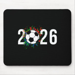 2026 Soccer Play Game Year Players Coaches Fans Mouse Mat
