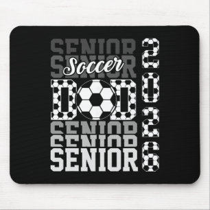 2026 Soccer Senior Dad Graduation Matching Family  Mouse Mat