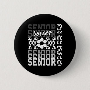 2026 Soccer Senior Mum Graduation Matching Family 6 Cm Round Badge