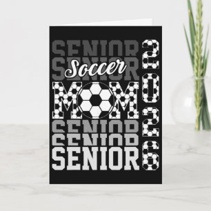 2026 Soccer Senior Mum Graduation Matching Family Card
