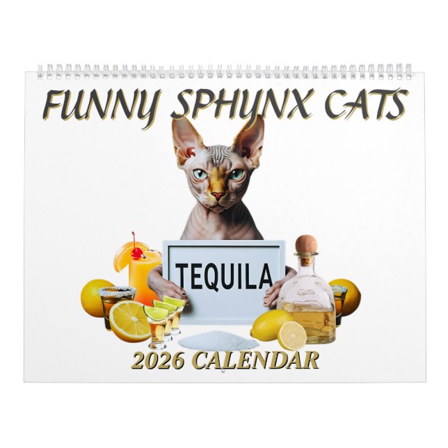 2026 Sphynx Kitten Calendar (Cover)