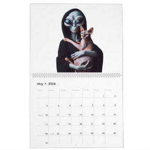 2026 Sphynx Kittens Funny Calendar
