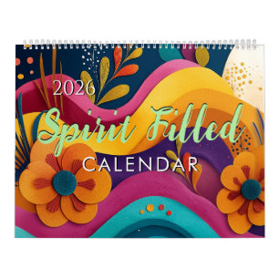 2026 Spirit Bible Verse Faith Wall Calendar