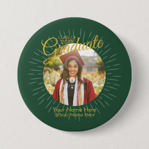 2026 Star Graduate Button (green)