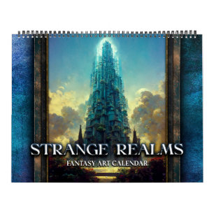 2026 Strange Realms 2 Fantasy Art Calendar
