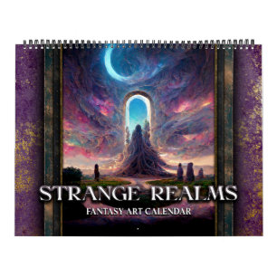 2026 Strange Realms 3 Fantasy Sci-Fi Calendar