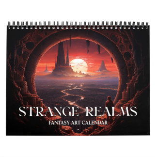 2026 Strange Realms 4 Fantasy Art Calendar
