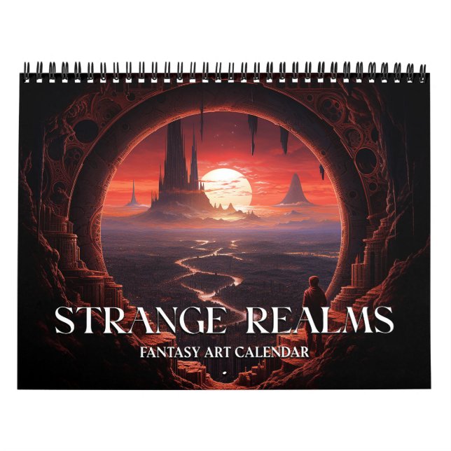 2026 Strange Realms 4 Fantasy Art Calendar (Cover)