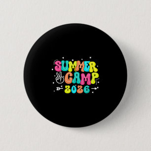 2026 summer camp 2026 summer vacation matching 6 cm round badge