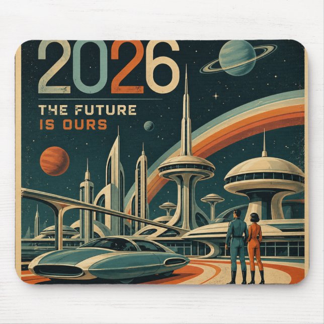2026 The Future is Ours Mouse Mat (Front)