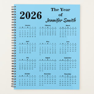 2026 The Year of Custom Name Planner