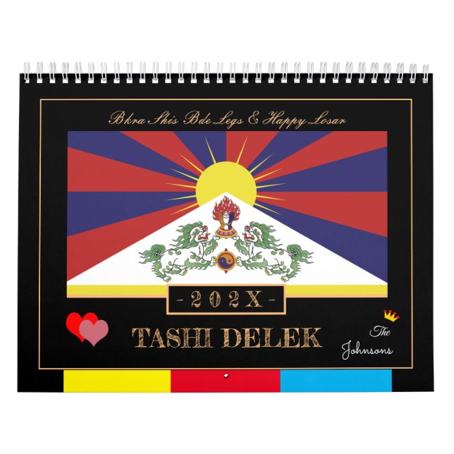 2026 Tibetan Losar & Tashi Delek - New Year /Tibet Calendar (Cover)