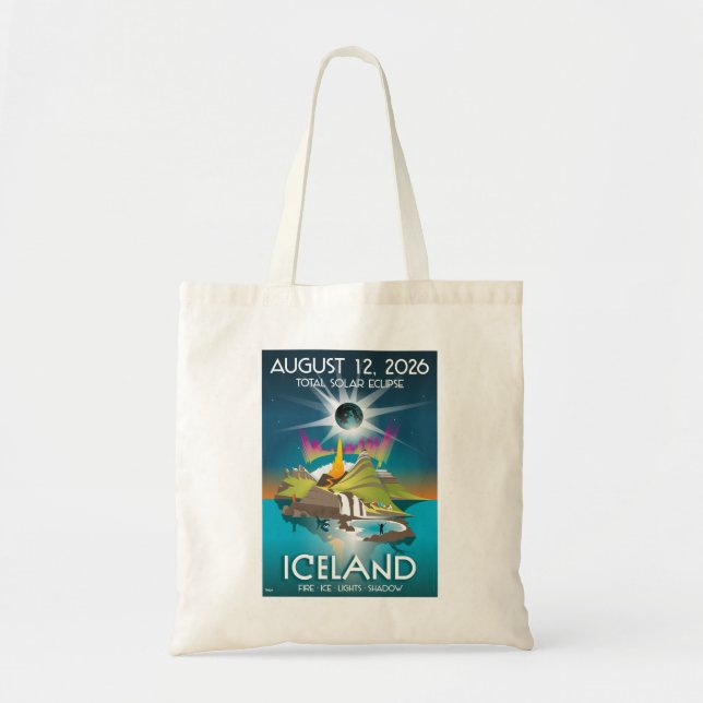 2026 total eclipse in Iceland - Tote bag (Front)