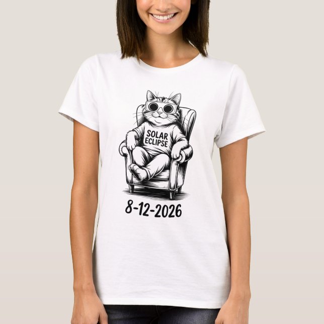 2026 Total Eclipse Shirt August Solar Event Tee (Front)