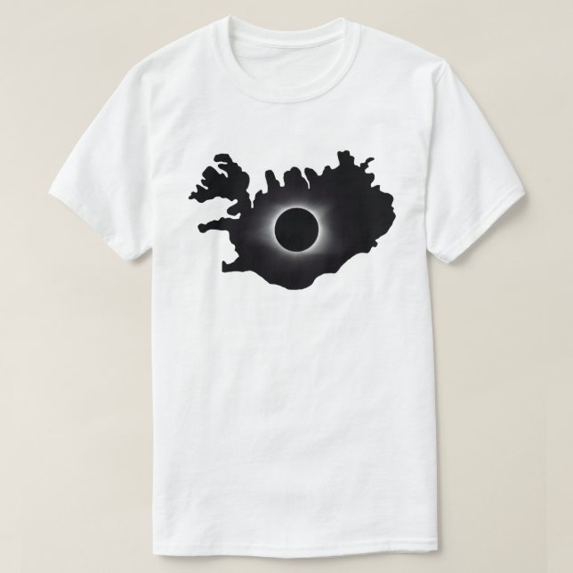 2026 Total Solar Eclipse Iceland Country T-Shirt (Design Front)