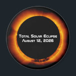 2026 Total Solar Eclipse Magnet<br><div class="desc">A total solar eclipse will be visible on Wednesday, August 12, 2026 over the northern Atlantic Ocean and Arctic, Greenland, Iceland, northern Spain and northeastern Portugal. A partial solar eclipse will be visible in the North America & Europe. On land, the greatest duration of the eclipse will be in Latrabjarg...</div>