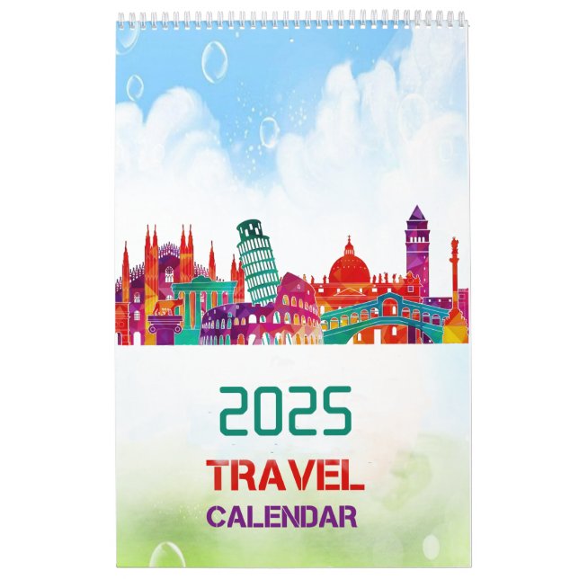 2026 TRAVEL WORLD CITIES CALENDAR (Cover)