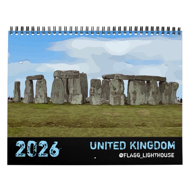 2026 UNITED KINGDOM CALENDAR (Cover)