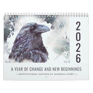 2026 Universal Year of Change Motivational Sayings Calendar