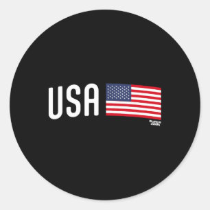 2026 Usa Soccer Fan World Cup _1 Classic Round Sticker