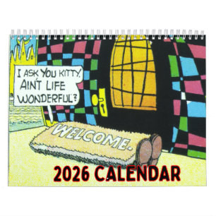 2026 Vintage Cliff Sterrett Wall Calendar