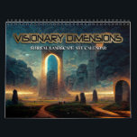 2026 Visionary Dimensions 3 Surreal Landscapes Calendar<br><div class="desc">Introducing our "Visionary Dimensions" Wall Calendar - a surreal journey through the extraordinary! Immerse yourself in a year of mind-bending landscapes, where reality blurs with the bizarre. Each month unveils a unique masterpiece of surreal art, taking you on a visual odyssey like no other. From twisted dreamscapes to kaleidoscopic realms,...</div>