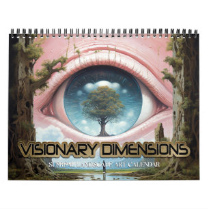 2026 Visionary Dimensions 5 Surreal Landscapes Calendar