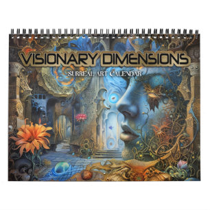 2026 Visionary Dimensions 8 Surreal Art Calendar