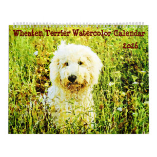2026 Wheaten Terrier Dog Mama Mom Owner Gifts Calendar