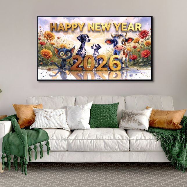 2026 Whimsical Animals Print/Samsung Frame TV Art Poster (Creator Uploaded)