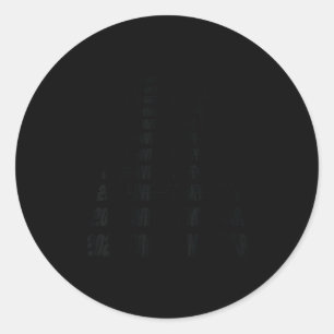 2026 Will Be My Year Funny Humor New Year Quote  Classic Round Sticker