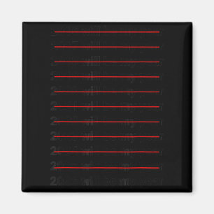 2026 Will Be My Year Funny Humor New Year Quote  Magnet