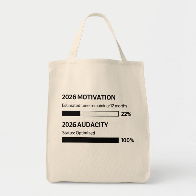 2026 Will Be My Year Tote Bag (Front)