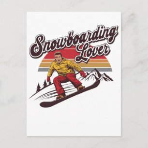 2026 Winter Olympics Womens Snowboarding Halfpipe Holiday Postcard