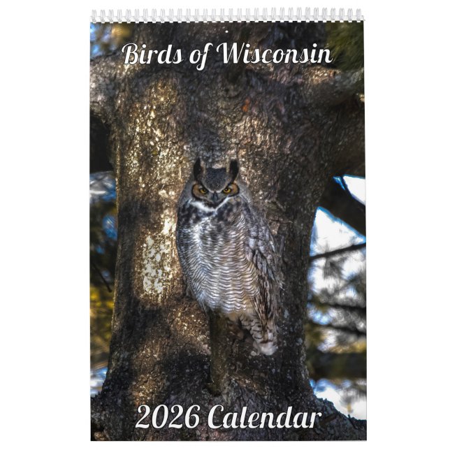 2026 Wisconsin Birds Calendar (Cover)
