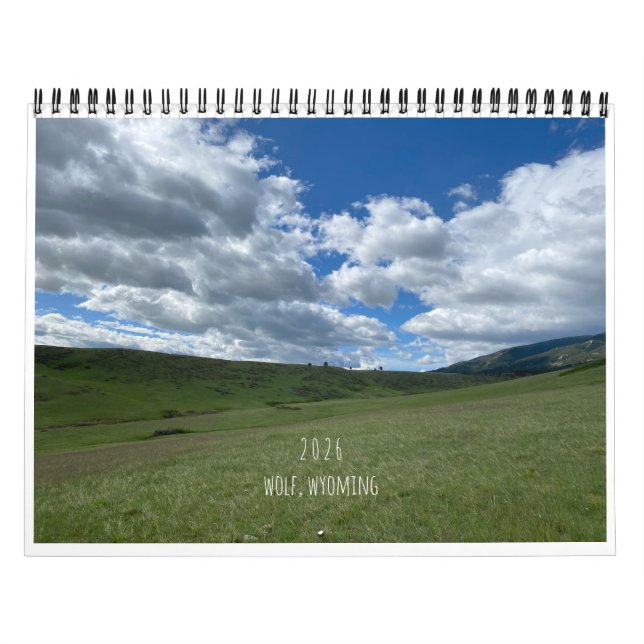 2026 Wolf, Wyoming Scenery Calendar (Cover)