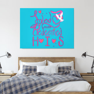 2026 wrapped in love canvas print