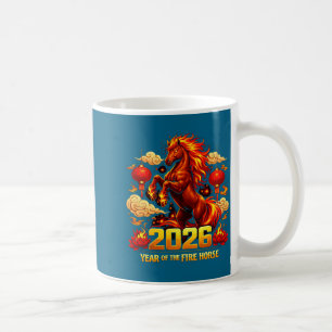 2026 Year Of Fire Horse Chinese Zodiac New Year De Coffee Mug
