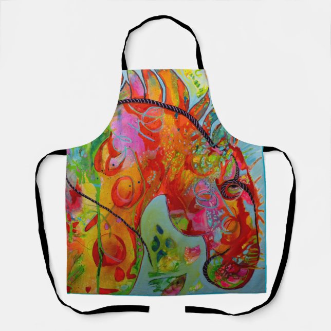 2026, Year of the Fire Horse Apron (Front)