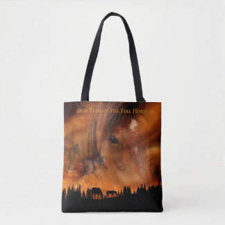 2026 Year of the Fire Horse - Firestorm Tote Bag