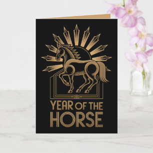2026 Year of the Horse Greeting Card