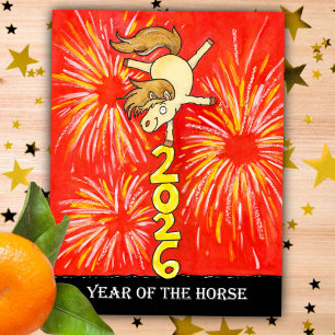 2026 Year of the Horse  Postcard
