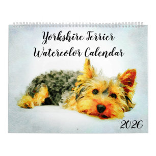 2026 Yorkshire Terrier Dog Lover Owner Yorkie Mama Calendar