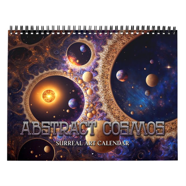 2027 Abstract Cosmos Surreal Space Art Calendar (Cover)